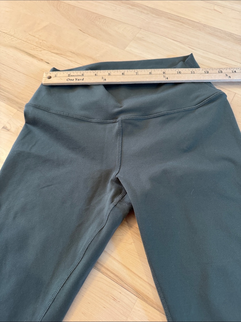 Alo Yoga Airlift High-Waist leggings-Gray-Green-S - Picture 6 of 7